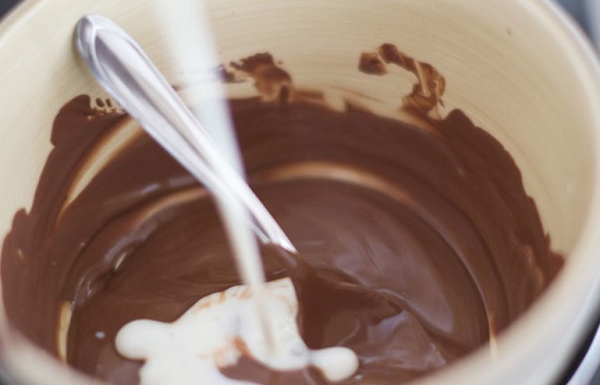 2-Cách làm kem chuối socola ( xay nhuyễn và phủ)