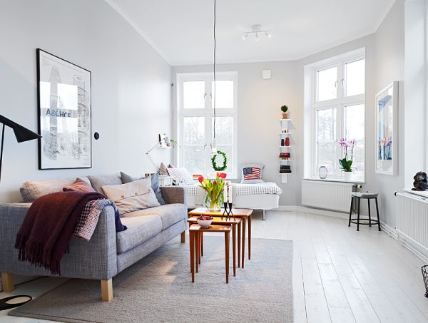 Thiết kế nội thất căn hộ 1 phòng theo phong cách Scandinavia - Căn hộ nhỏ hẹp - Ảnh 2