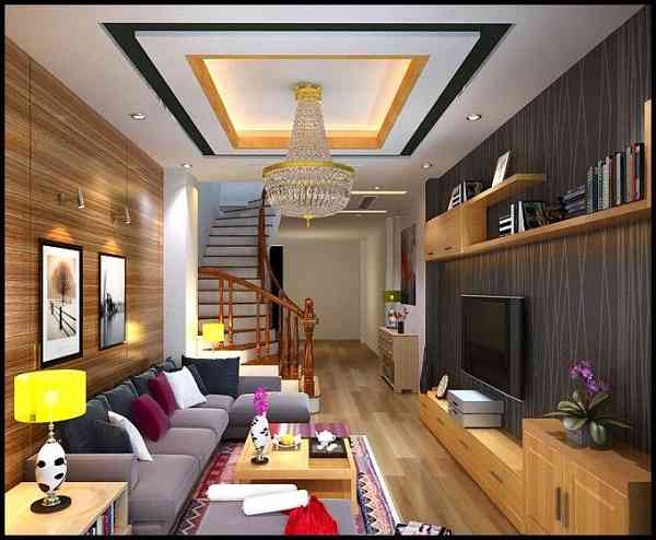 21 Ý tưởng thiết kế phòng khách nhà ống 4m hiện đại đẹp
