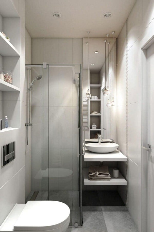 स्नानगृह डिझाइन 4m2