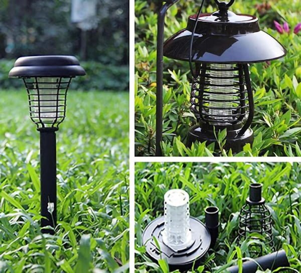 đèn sân vườn bắt côn trùng