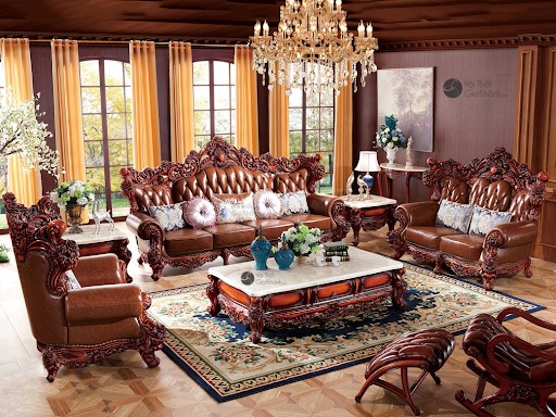 bộ bàn ghế sofa hoàng gia