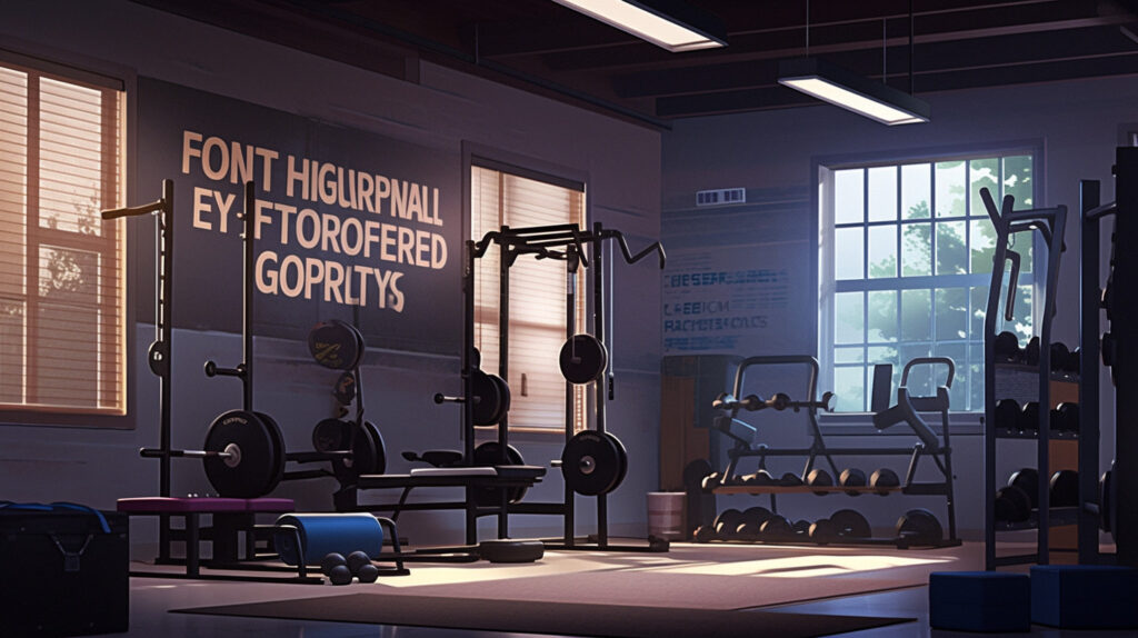 Phòng gym tại nhà với bầu không khí truyền cảm hứng và động lực với tranh treo tường Motivational Quotes
