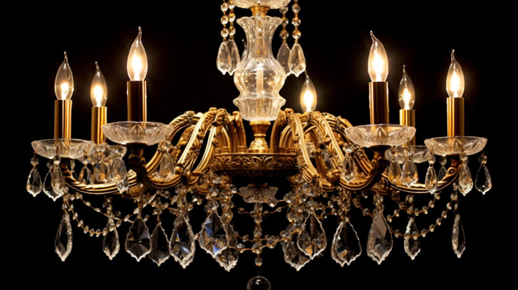 Elegant crystal bedroom chandeliers