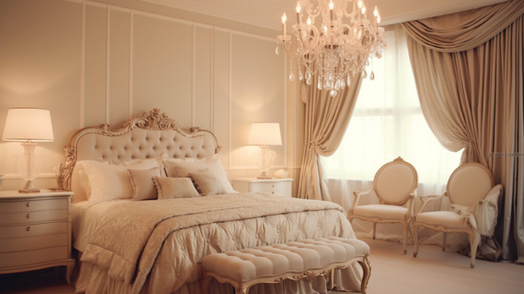 Elegant crystal bedroom chandeliers
