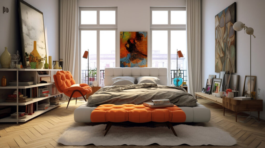 Expert opinions on eclectic bedroom design