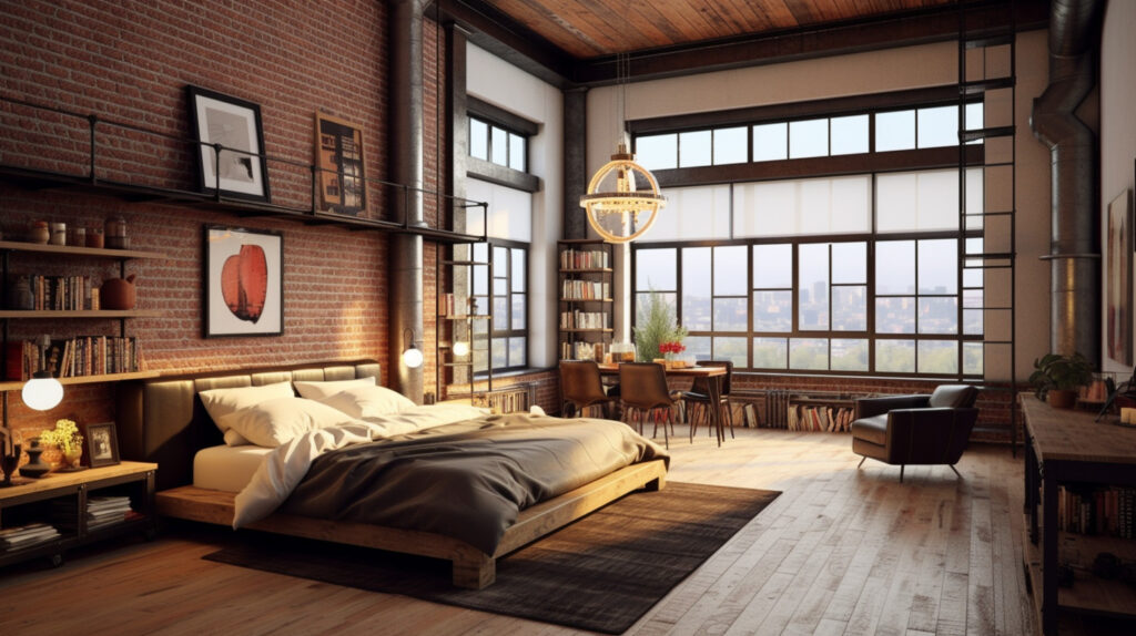 Explore chic and impressive loft bedroom designs for a touch of sophistication