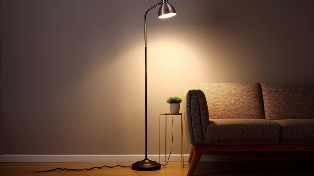 Floor reading lamp with adjustable angles for personalized reading experiences