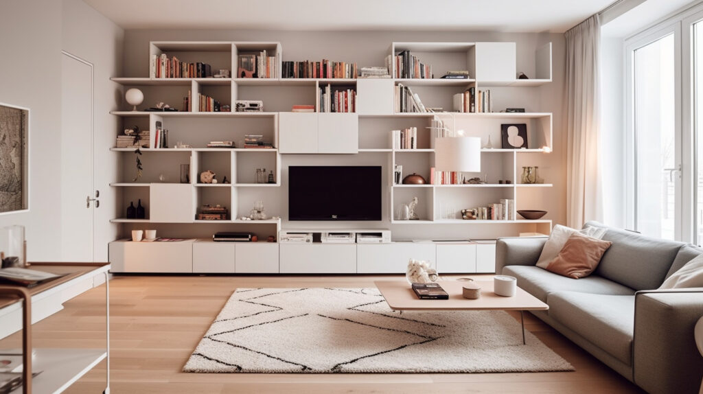 Importance of storage in a minimalist apartment