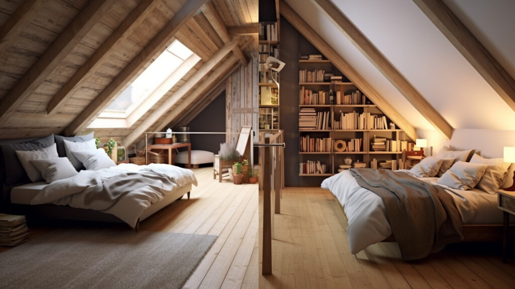 Loft bedroom versus regular bedroom