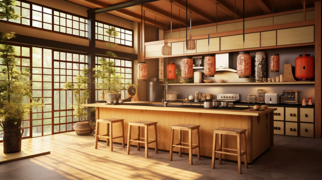Traditional Japanese Kitchens Blend of Simplicity and