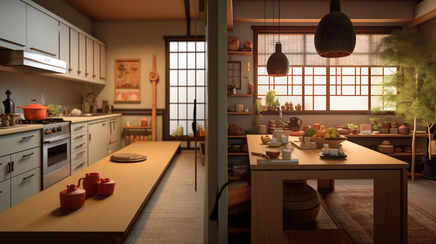 Traditional Japanese Kitchens Blend of Simplicity and Functionality ...