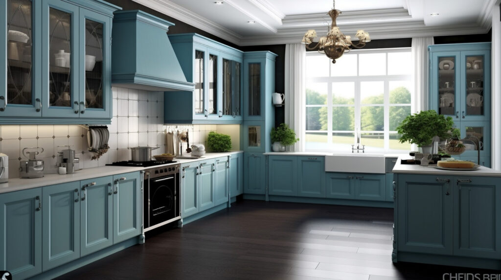 Classic blue kitchen design inspiration