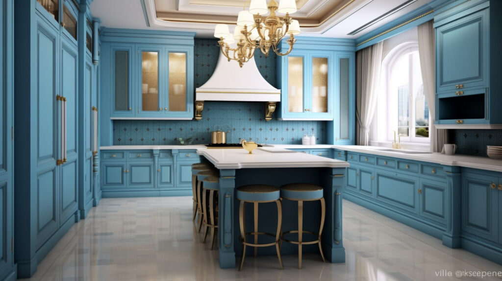 Classic blue kitchen design inspiration