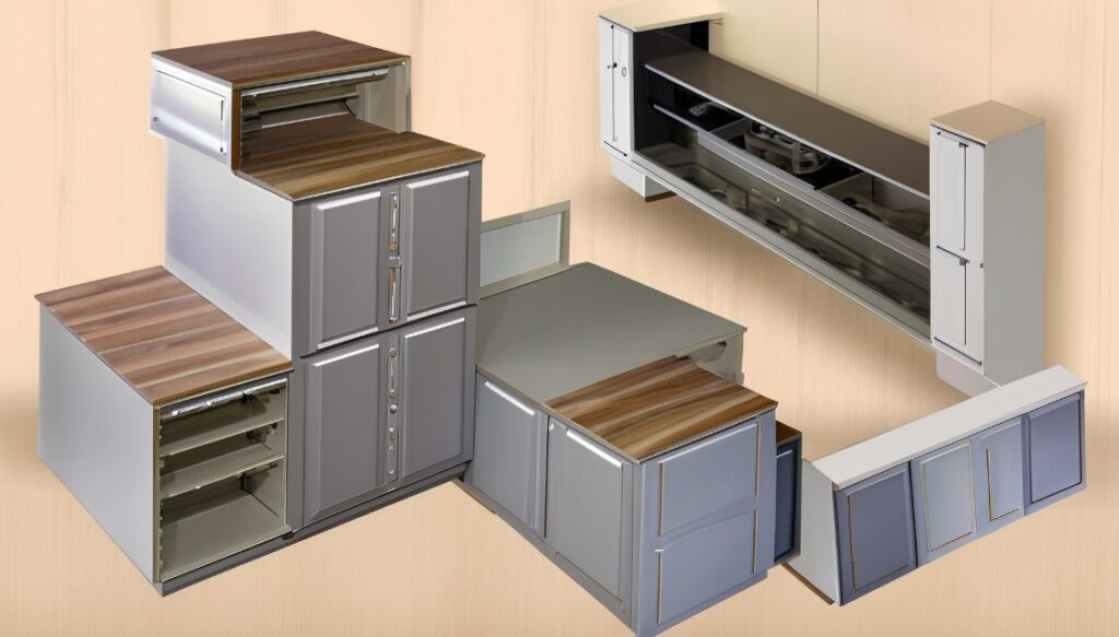 Different styles of base kitchen cabinets
