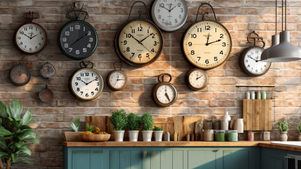 Ideal direction for placing a kitchen clock as per Vastu
