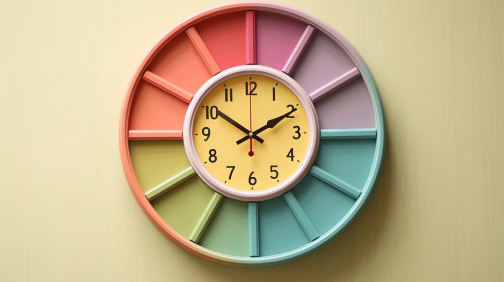Kitchen clock in an ideal color as per Vastu 