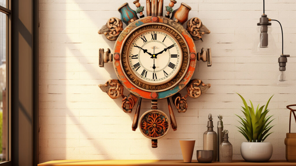 Kitchen clock placed in the ideal position as per Vastu 