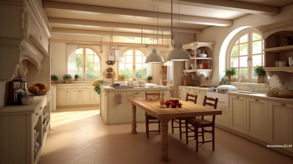 Simple design in a classic kitchen