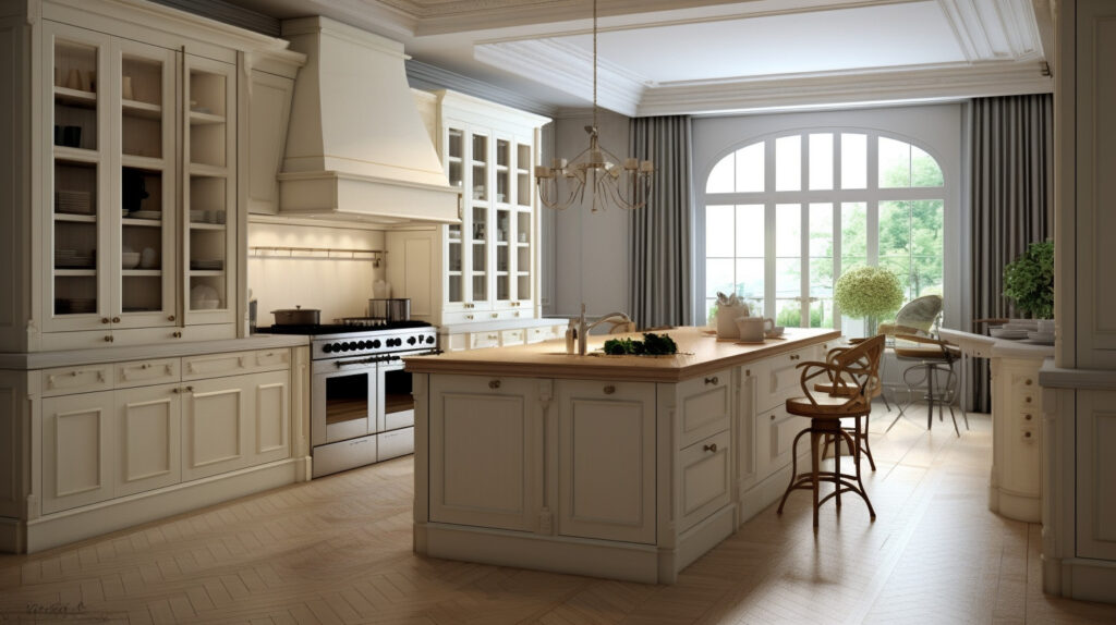Simple design in a classic kitchen