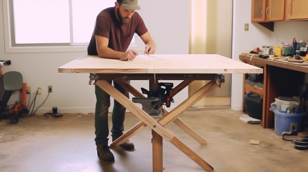 Step-by-step guide to building a DIY folding kitchen table