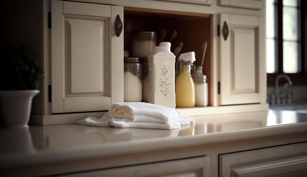 Consigli per la manutenzione delle ante da cucina bianche, inclusi metodi di pulizia e prevenzione di impronte e macchie