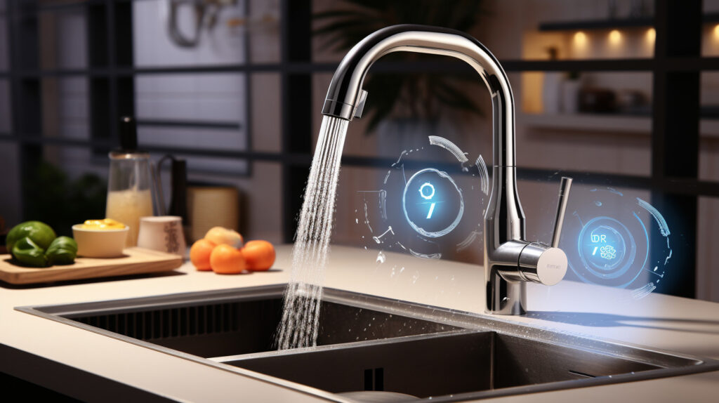 Touchless activation or voice control for a seamless and modern kitchen experience