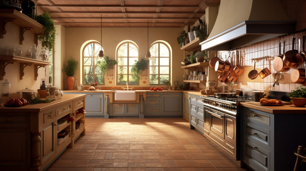 Variations of traditional kitchen designs 