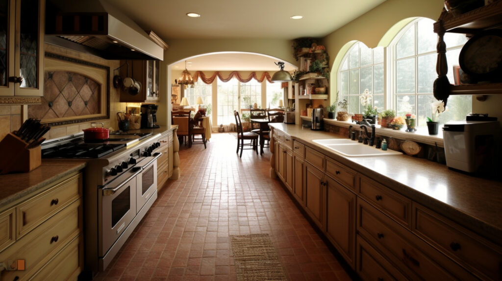 Well-planned and designed traditional kitchen